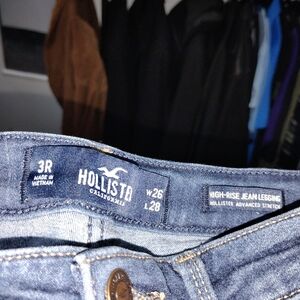 Hollister Blue High-Rise Stretch Jeans